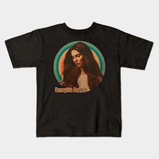 Emmylou Harris Retro Vintage Kids T-Shirt